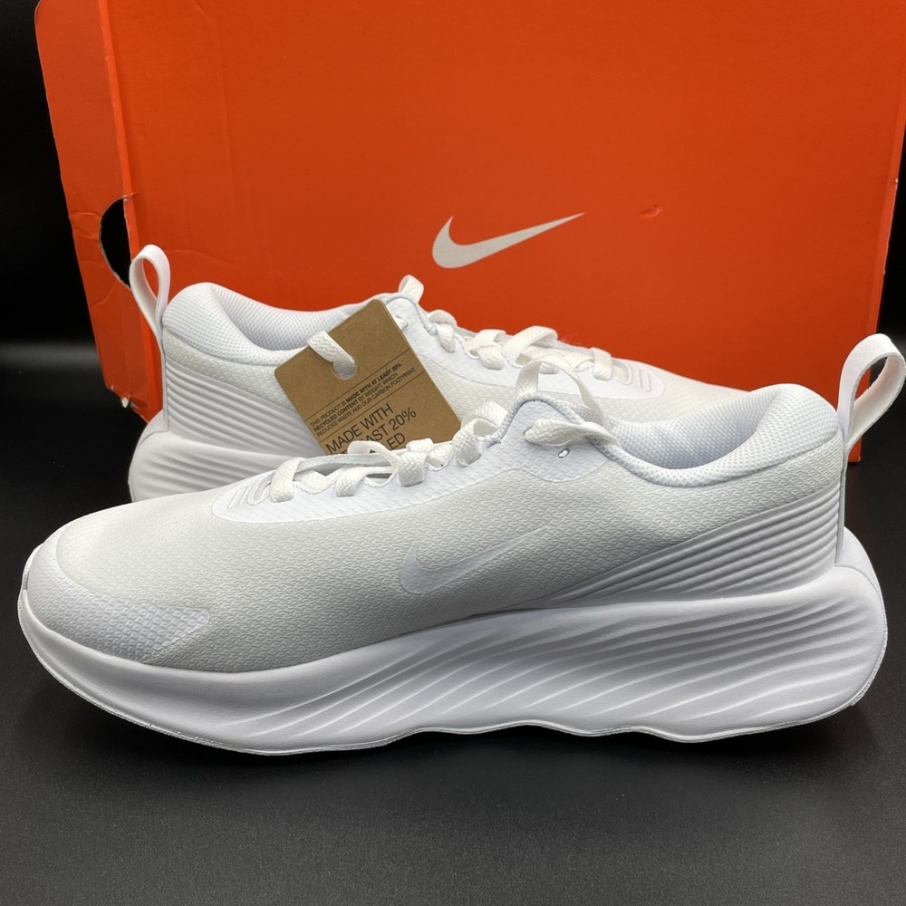 Nike Promina White Womens 10 Shoes Sneakers Athletic Running Low FV6343-100 NEW - Picture 6 of 7